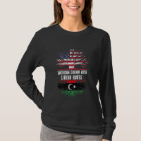 American Grown With Libyan Roots Usa Flag Libya