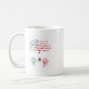 American Grown With Mexican Roots Mexico Us Mexica Coffee Mug