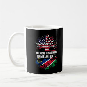 American Grown with Namibian Roots USA Flag Namibi Coffee Mug