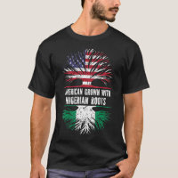 American Grown With Nigerian Roots Usa Flag Nigeri