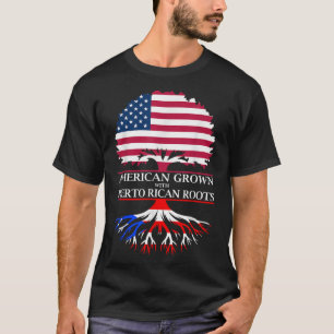 American Grown With Puerto Rican Roots T-Shirt