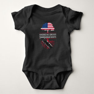American Grown with Trinidadian Roots Trinidad Baby Bodysuit
