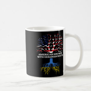 American Grown With Ukrainian Roots Coffee Mug