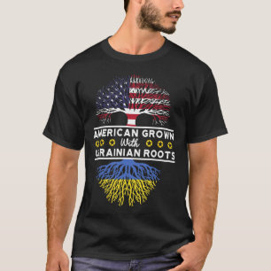 American Grown With Ukrainian Roots - Ukraine 1 T-Shirt