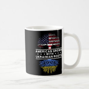 American Grown With Ukrainian Roots - Ukraine Coffee Mug