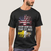 American Grown with Vatican City Roots USA Flag
