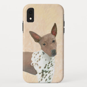 American Hairless Terrier Painting - Dog Art iPhone XR Case