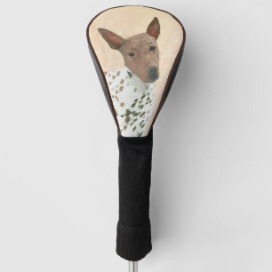 American Hairless Terrier Painting - Dog Art Golf Head Cover
