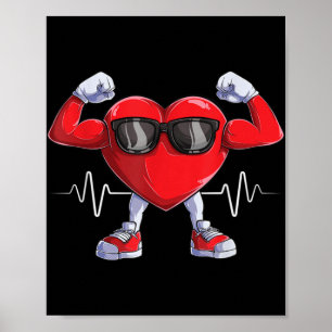 American Heart Disease Awareness Heart Month Heart Poster