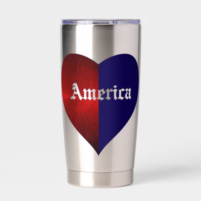 AMERICAN HEART INSULATED TUMBLER (Front)