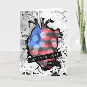 american heart month holiday card