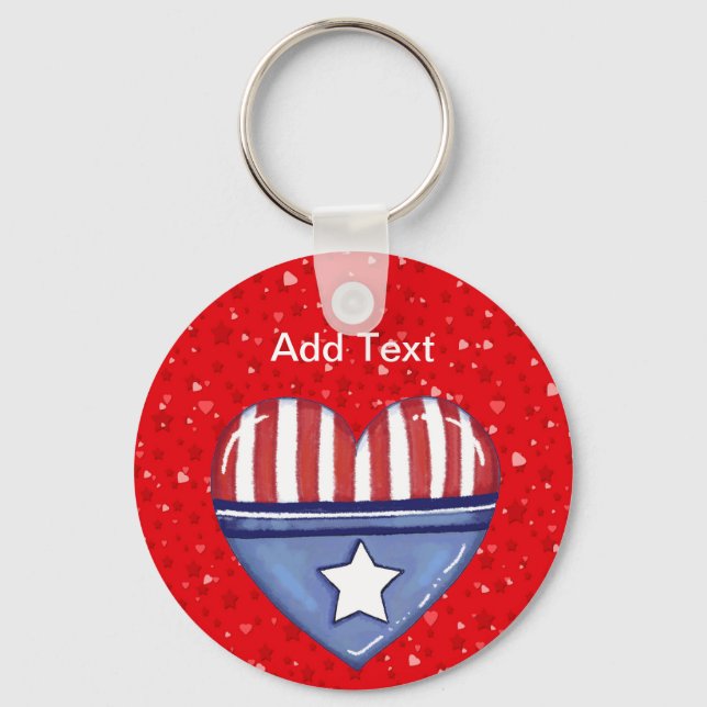 American Heart - SRF Key Ring (Front)