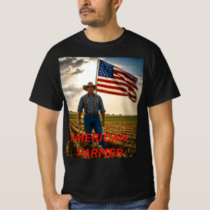 American Heritage Farmer T-Shirt – Patriotic Men’s
