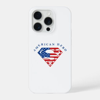 American hero for Super Man iPhone 15 Pro Case