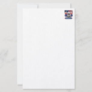 American Hero Schnauzer Stationery