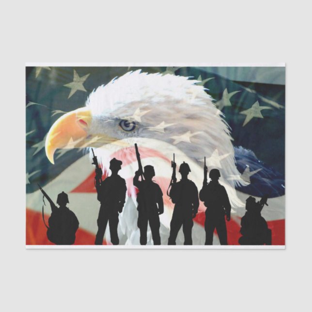 American Hero's Tissue Paper (Front)