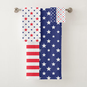 American Holiday Bath Towel Set