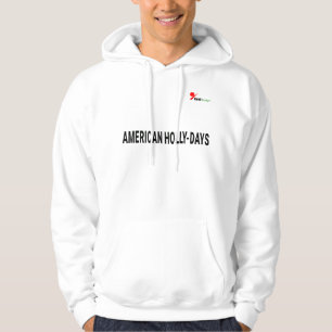 American Holly-Days Funny Christmas Wordplay Graph Hoodie