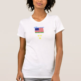 american homegirl + u.s. flag T-Shirt