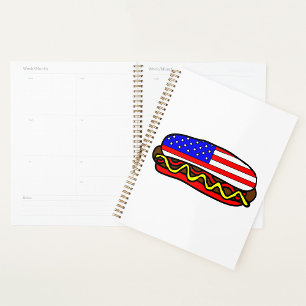 American Hot Dog Spiral Planner