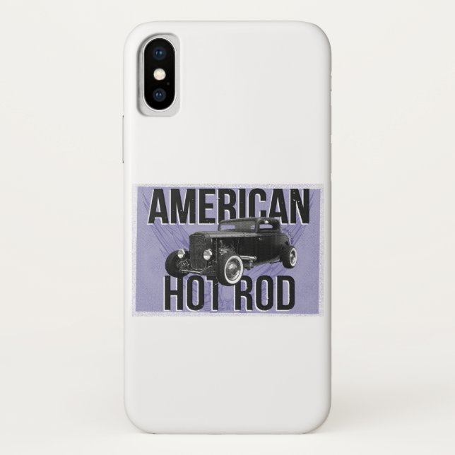 American Hot Rod - Blue version. Case-Mate iPhone Case (Back)