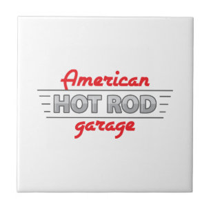 American Hot Rod Ceramic Tile