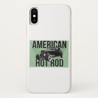 American Hot Rod - Green version. iPhone X Case