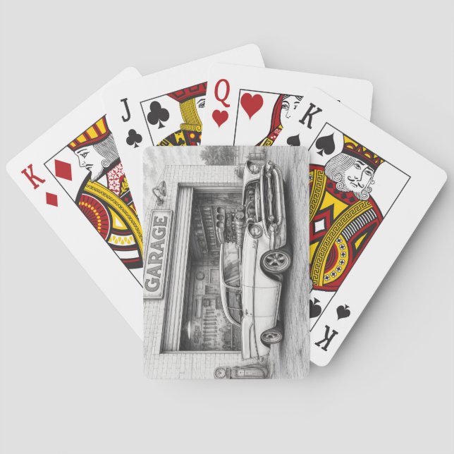 American Hot Rod Playing Cards (Back)