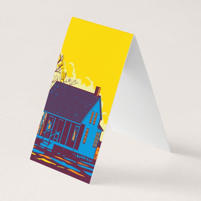 American House Business Card (Back)