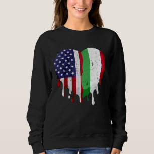 American Hungarian Heritage Month Hungary Flag Hea Sweatshirt