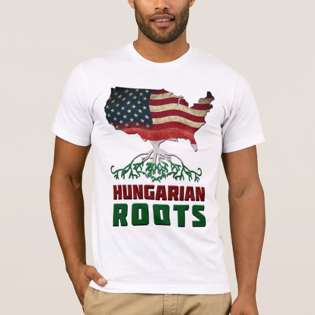 American Hungarian Roots T-Shirt (Front)