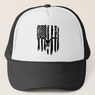 American Hunting Flag Trucker Hat