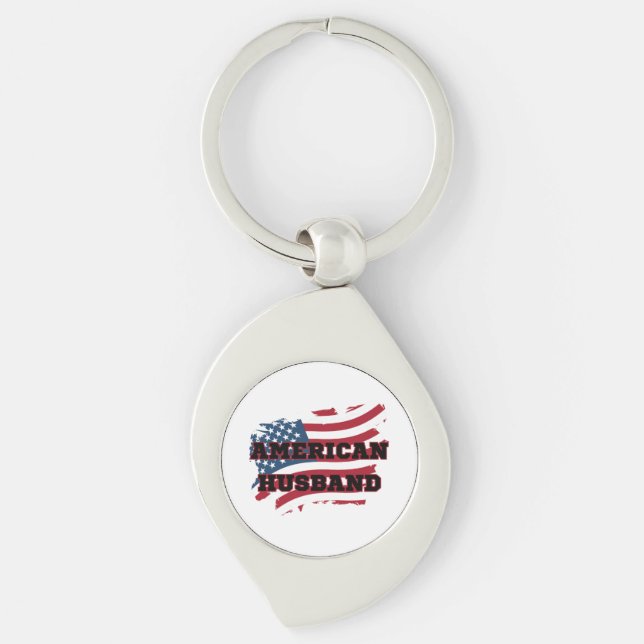 American Husband Key Ring (Front)