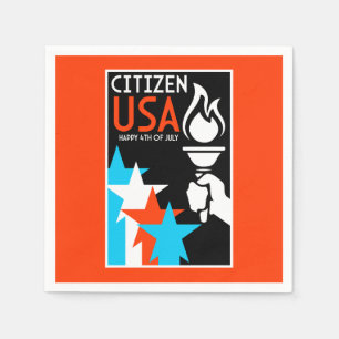 American Independance Day Napkin