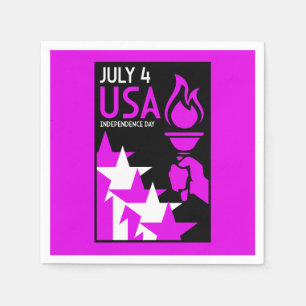 American Independance Day Napkin