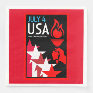 American Independance Day Napkin