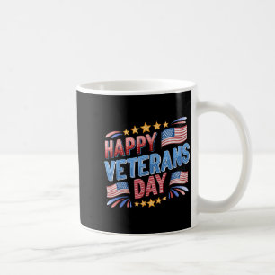 American Independence Day 4th July Happy Veterans Coffee Mug