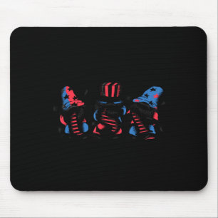 American Independence Day 4th July USA Gnomes Mouse Pad