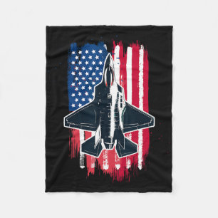 American Independence Day 4th July Veteran Mississ Fleece Blanket