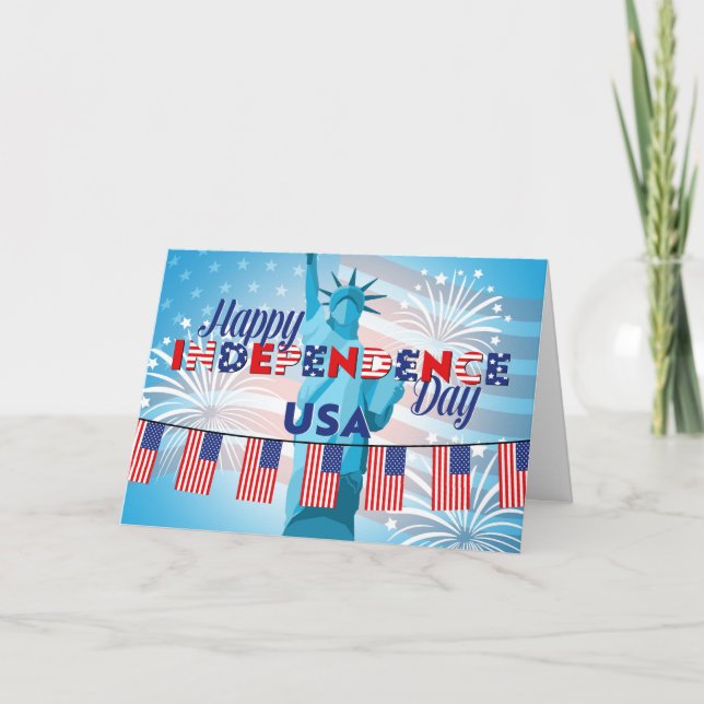 American Independence Day Card (Front)