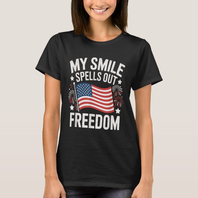 American Independence Day Men Women. 4th Of July  T-Shirt (Front)