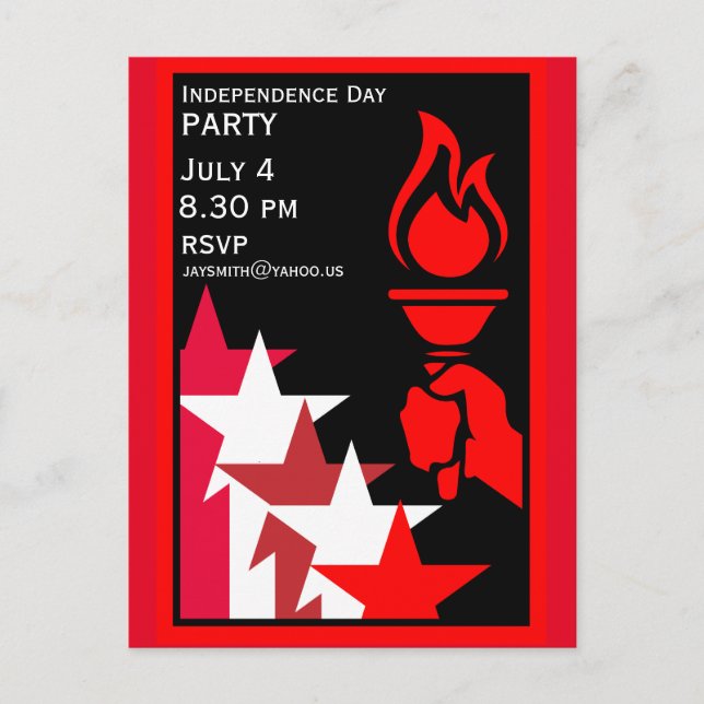 American Independence Day Postcard (Front)