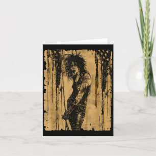 American Independence Day USA Punk Patriotic Card