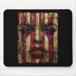 American Independence Day USA Punk Patriotic Mouse Pad