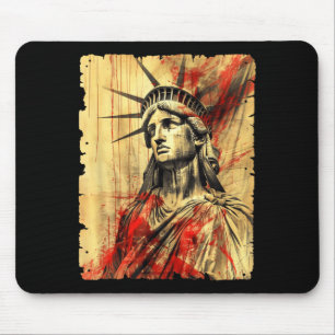 American Independence Day USA Punk Patriotic Mouse Pad