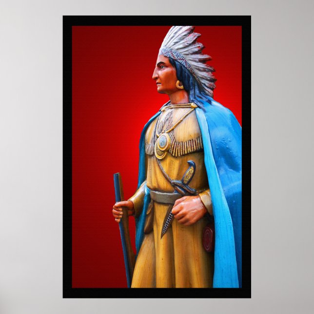 American Indian Chief 36 x 24 Poster (Front)