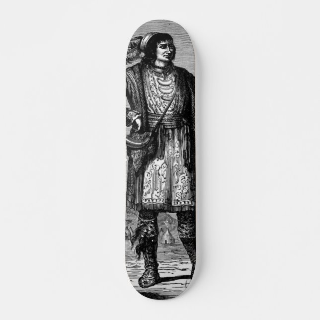 American Indian Chief Skateboard (Front)