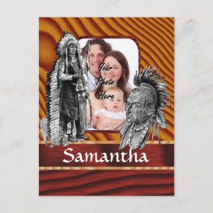 American Indian chiefs Postcard