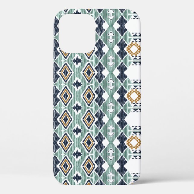 American Indian Geometry Seamless Border Case-Mate iPhone Case (Back)