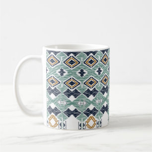 American Indian Geometry Seamless Border Coffee Mug
